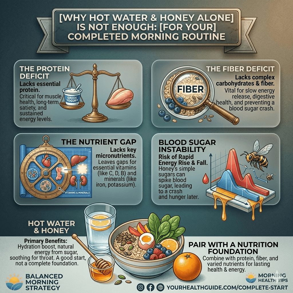 hot water and honey morning routine